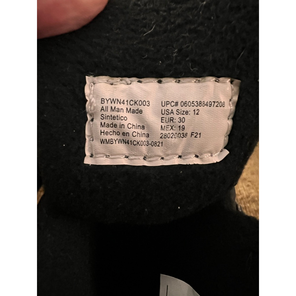 Boys Wonder Nation Boots 12 (Toddler Boy) Black White - Picture 5 of 5